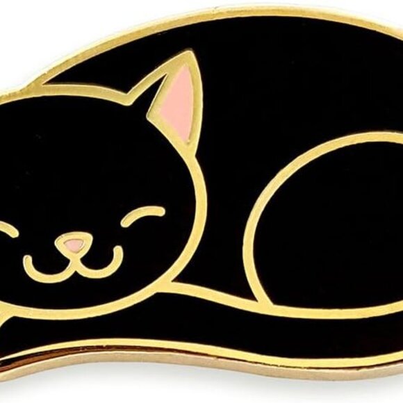 Other - Cute Sleeping Cat Enamel Lapel Pin